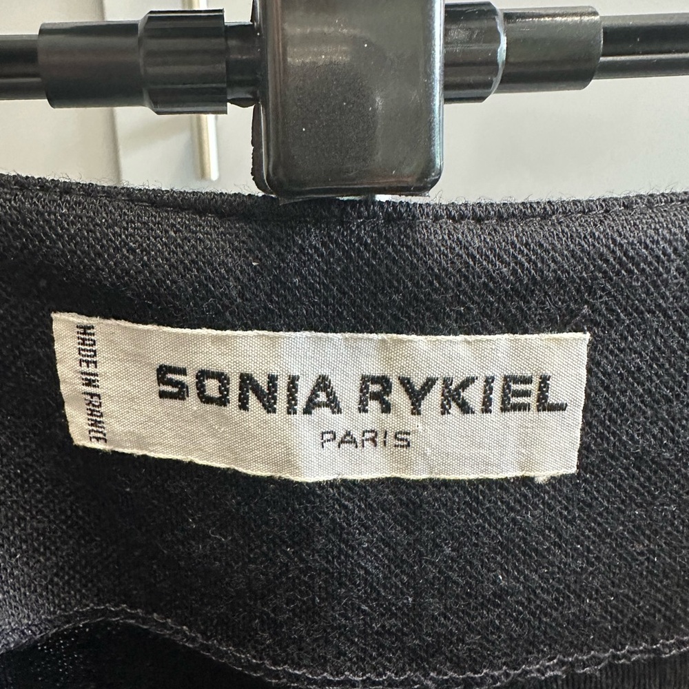 Sonia Rykiel Elegant Black Pencil Skirt - Picture 3 of 5